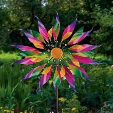 Triple Flower Twisted Wind Spinner Only