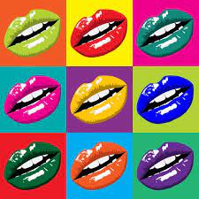 mouth lips pop art free stock photo