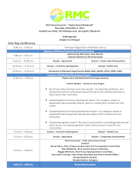 Free One Day Conference Agenda Templates At Allbusinesstemplates Com