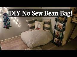diy easy no sew bean bag you