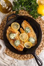 pan fried tilapia with lemon er