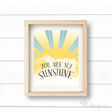 You Are My Sunshine Wall Art Sunshine