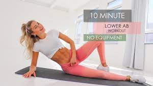 10 minute lower ab workout lose that