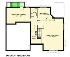 Craftsman Ranch Home Plan With Finished