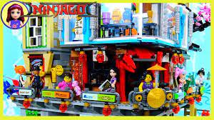 LEGO Ninjago City Build the Street Level Shops Review - YouTube