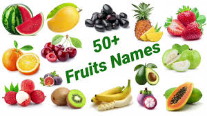 telugu fruits names