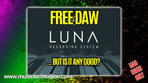luna free daw first look you