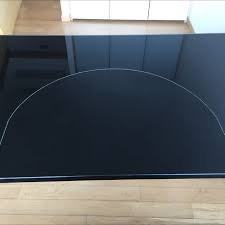 Ikea KnÖs Curved Desk Pad In Black