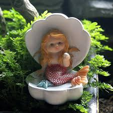 Cute Sleeping Mermaid Figurines For