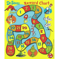 Eureka Classroom Dr Seuss Game Mini Reward Chart