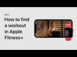 workout in apple fitness on iphone