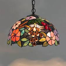 Vintage Stained Glass Ceiling Lights