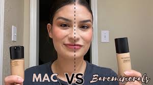 mac serum foundation vs bareminerals