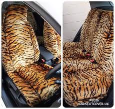 Daihatsu Copen Gold Tiger Faux Fur