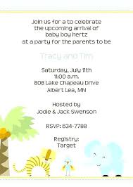 Examples Of Baby Shower Invitations By Invite Example Sample