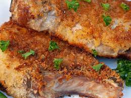 panko crusted pork chops art and the