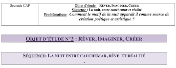 Lettres-Histoire en lycée professionnel, Aix - Marseille, Rêver, imaginer,  créer