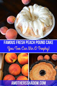 fresh peach pound cake