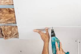 plasterboarding a ceiling step by