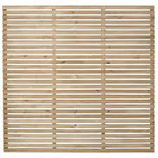 Forest Contemporary Slatted Fence Panel