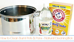 how to clean burnt pots and pans