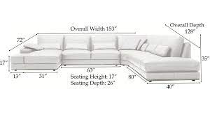 sofa measurements