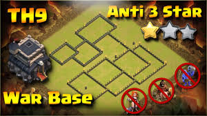 Coc th6 anti 2 star/ anti 1 star war base 2020 *with copy link* can be used also as th6 trophy base [some players use it for. Best Anti 3 Star Th9 War Base 2017 Anti All Combo Youtube