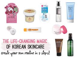 korean skincare routine for acne e skin