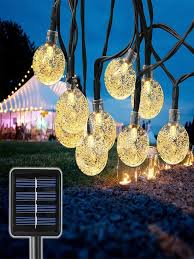 Outdoor Solar Powered String Lights