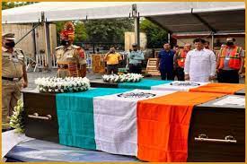 कांगो में शहीद भारतीय सैनिकों को आज अंतिम विदाई, तिरंगा यात्रा के बाद होगा  संस्कार