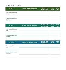 Sales Promotion Plan Template Sales Marketing Plan Example