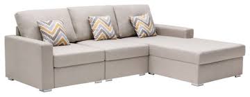 nolan linen reversible sectional sofa