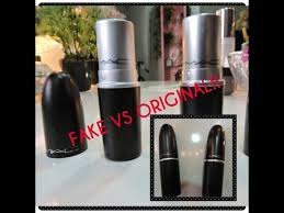 fake vs real mac lipstick how to