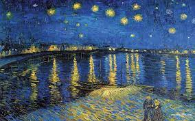 starry night over the rhone wallpaper