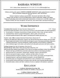 Objective For Clerical Resume Clerical Resume Template Clerical