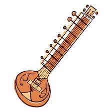 Music has always been an identity of a country: Indian Musical Instrument Sitar Variant Hand Drawn Ad Sponsored Sponsored Inst In 2021 Indian Musical Instruments Musical Instruments Drawing How To Draw Hands