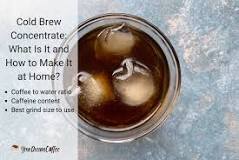 Is there a difference between cold brew and cold brew concentrate?