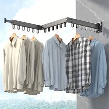Space Saving Wall Mounted Clothes Rack