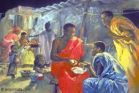 Image result for road to emmaus breaking bread
