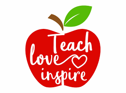 teacher apple png - Teach Love Inspire Apple | #79916 - Vippng