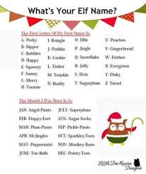 11 Best Whats Your Elf Name Images Elf Names Whats Your