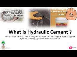 What Is Hydraulic Cement Uses