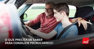 microcarros idade e carta de condução