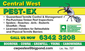 Check out what 136 people have written so far, and share your own experience. Central West Pest Ex Boorowa Seeklocal