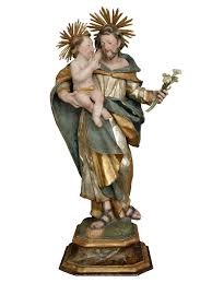 sculpture saint joseph avec l enfant