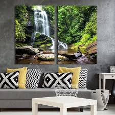 Waterfall Canvas Wall Art Pictures