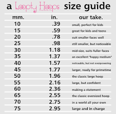 Size Guide Looptyhoops