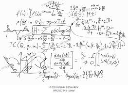 Complex Math Formulas On Whiteboard