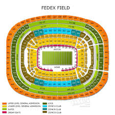 Fedex Field Seating Chart