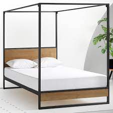 Metal Canopy Four Poster Bed